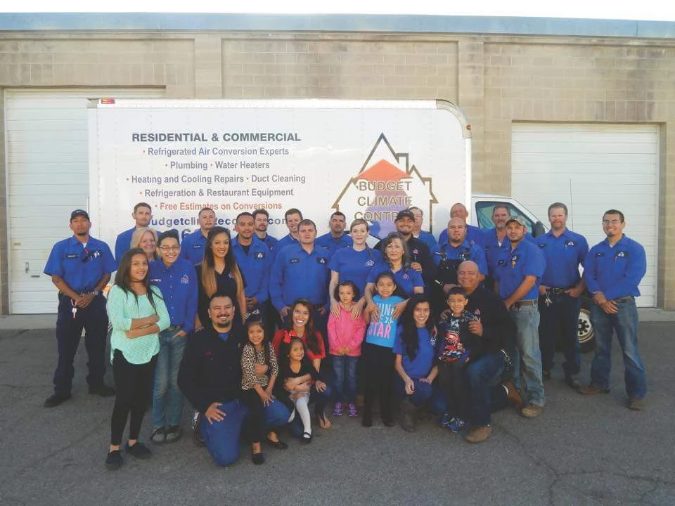 Professional HVAC technicians from Budget Climate Control Office in Albuquerque